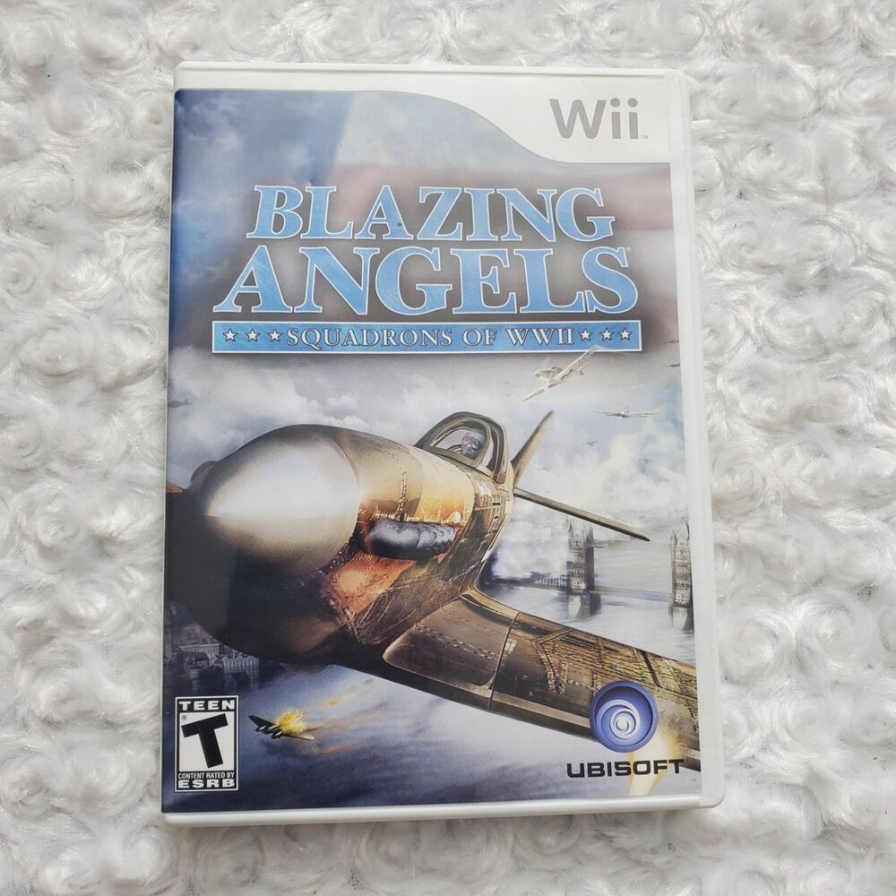 Blazing Angels Squadrons of Wwii Nintendo Wii Game Ubisoft 2007 Case & Disc